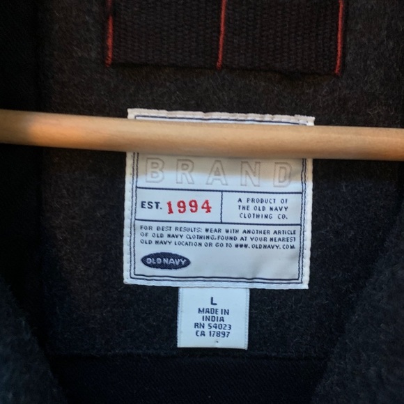 Men’s LG old navy wool coat - Picture 2 of 2